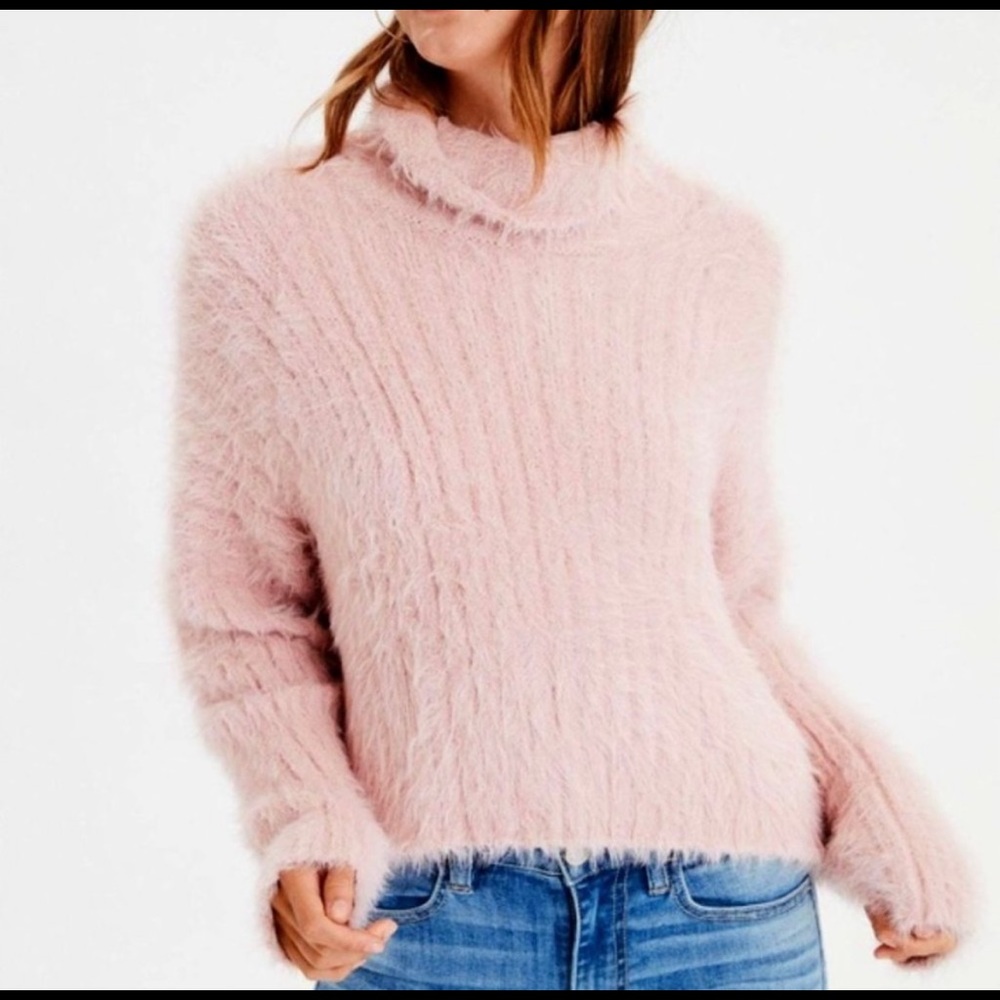 American Eagle Fuzzy Sweater